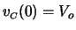 $v_{\scriptscriptstyle C}(0) = V_o$
