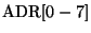 ${\rm ADR}[0-7]$